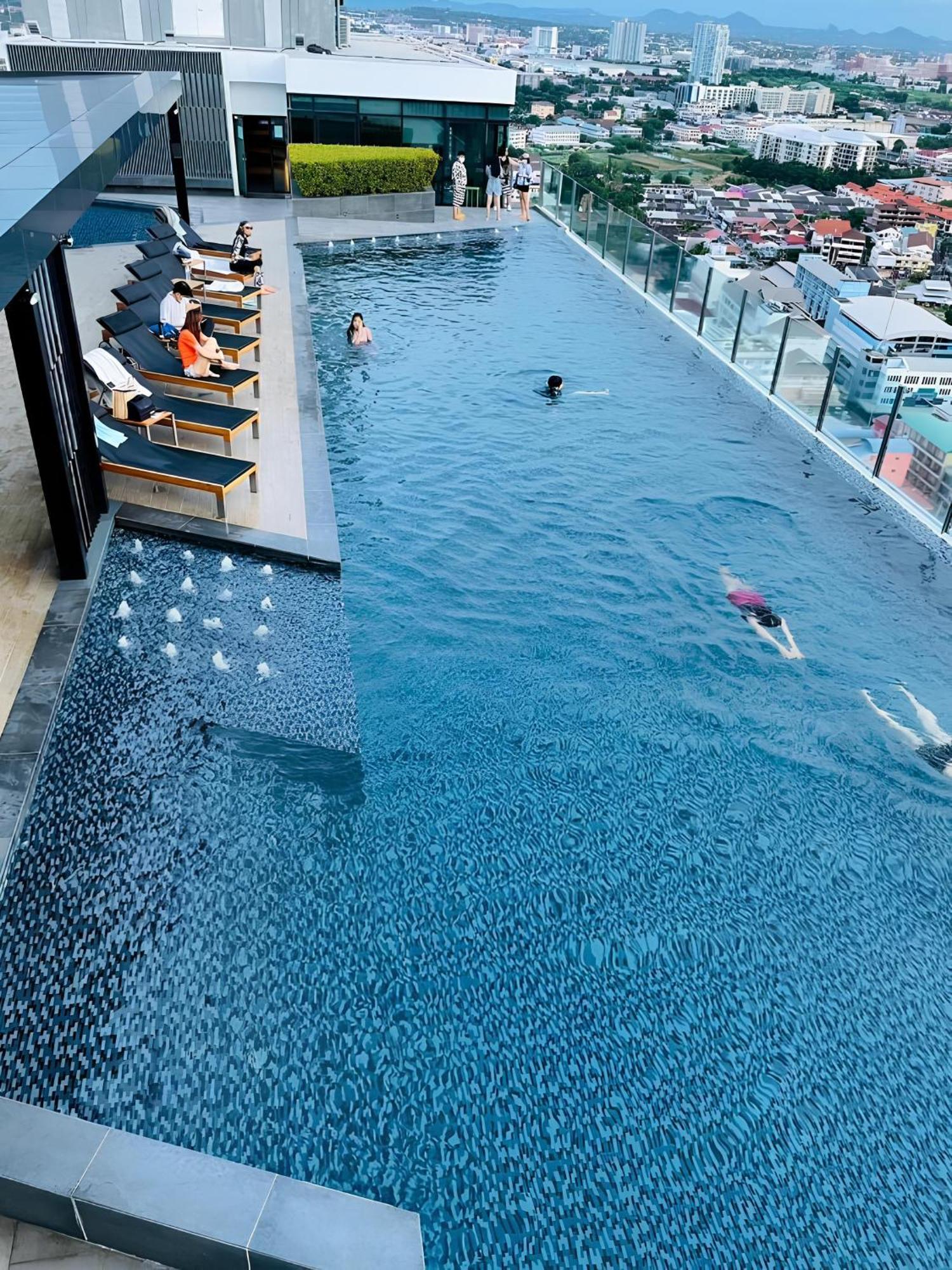 Апартаменти Great Location With Infinity Pool - Central Паттая Екстер'єр фото